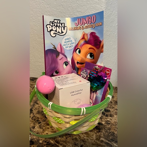 Other - My Little Pony Gift Basket with Humidifier and Accessories NWT